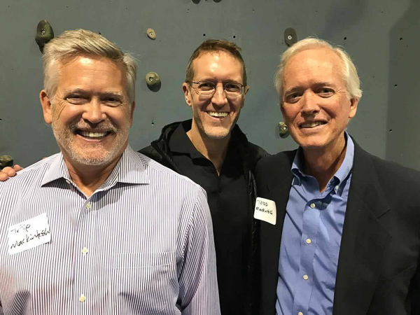 Trip, Andrew and Todd Mackintosh at Mackintosh Academy 40th Anniversary Celebration